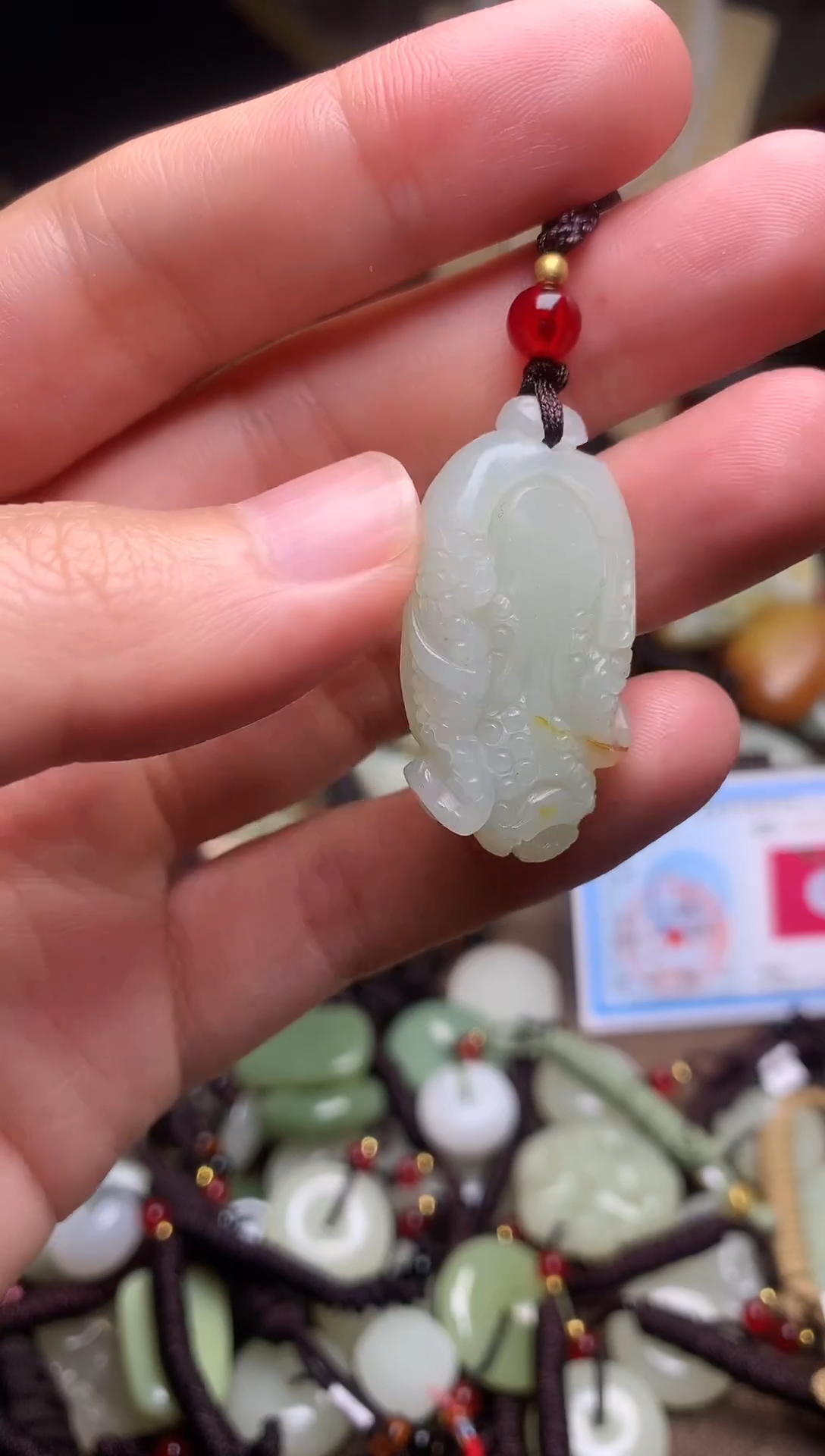 颈饰未镶嵌和田玉新疆料青海料清水和田玉吊坠