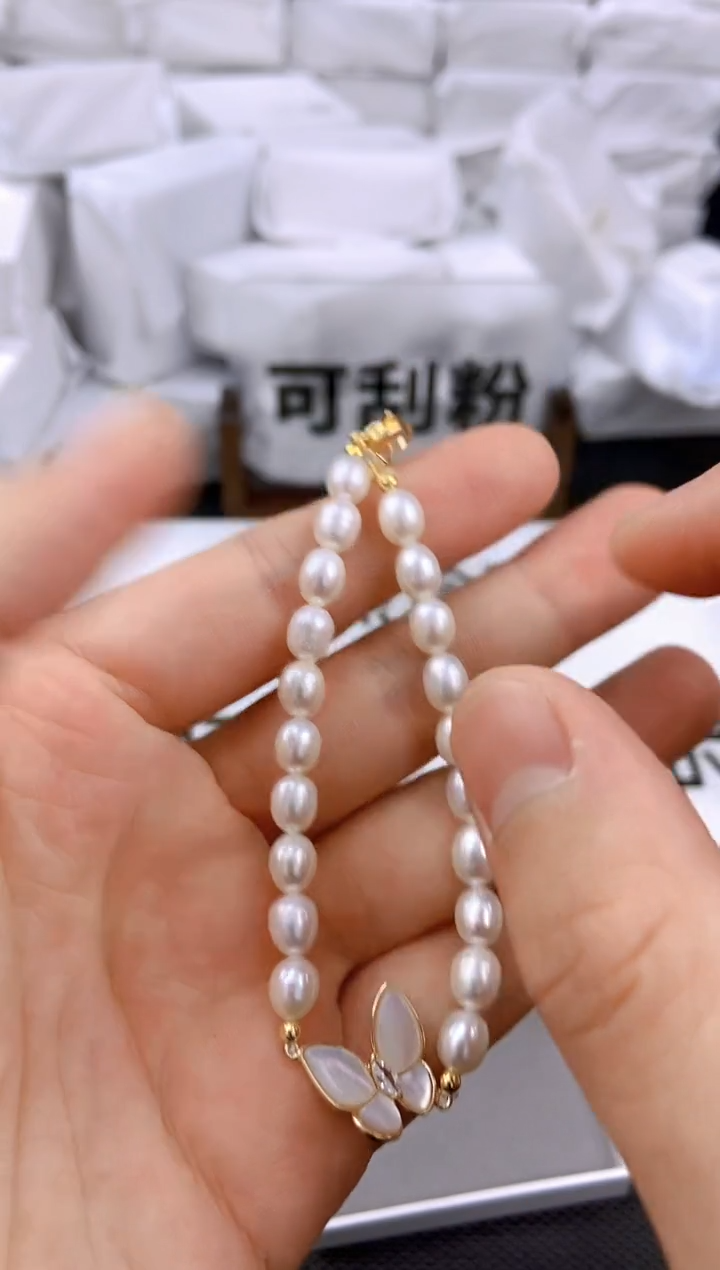 未镶嵌耳饰淡水珍珠sl1017