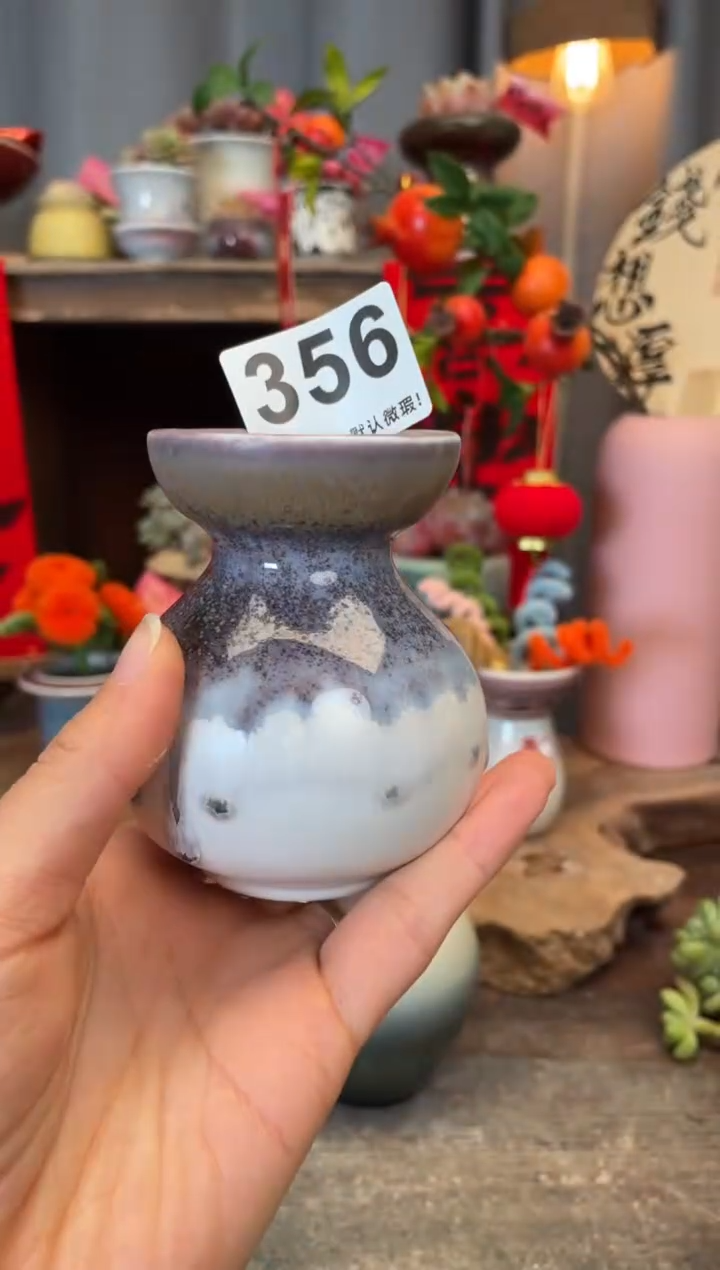 【闪购商品】摆件356小芳手工花盆