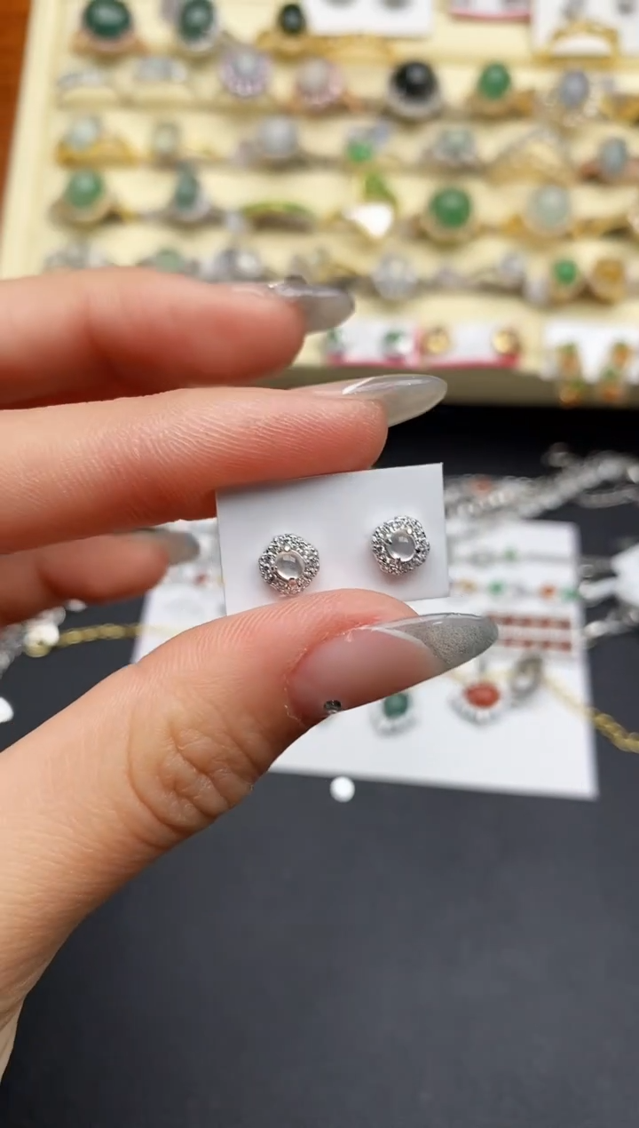 【闪购商品】翡翠戒指银S925镶嵌11111111+5