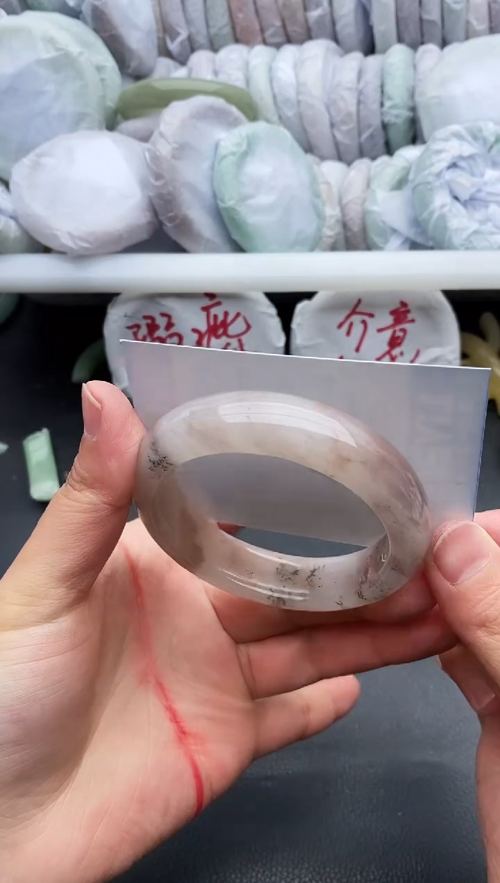 未镶嵌手镯石英质玉300+53/54