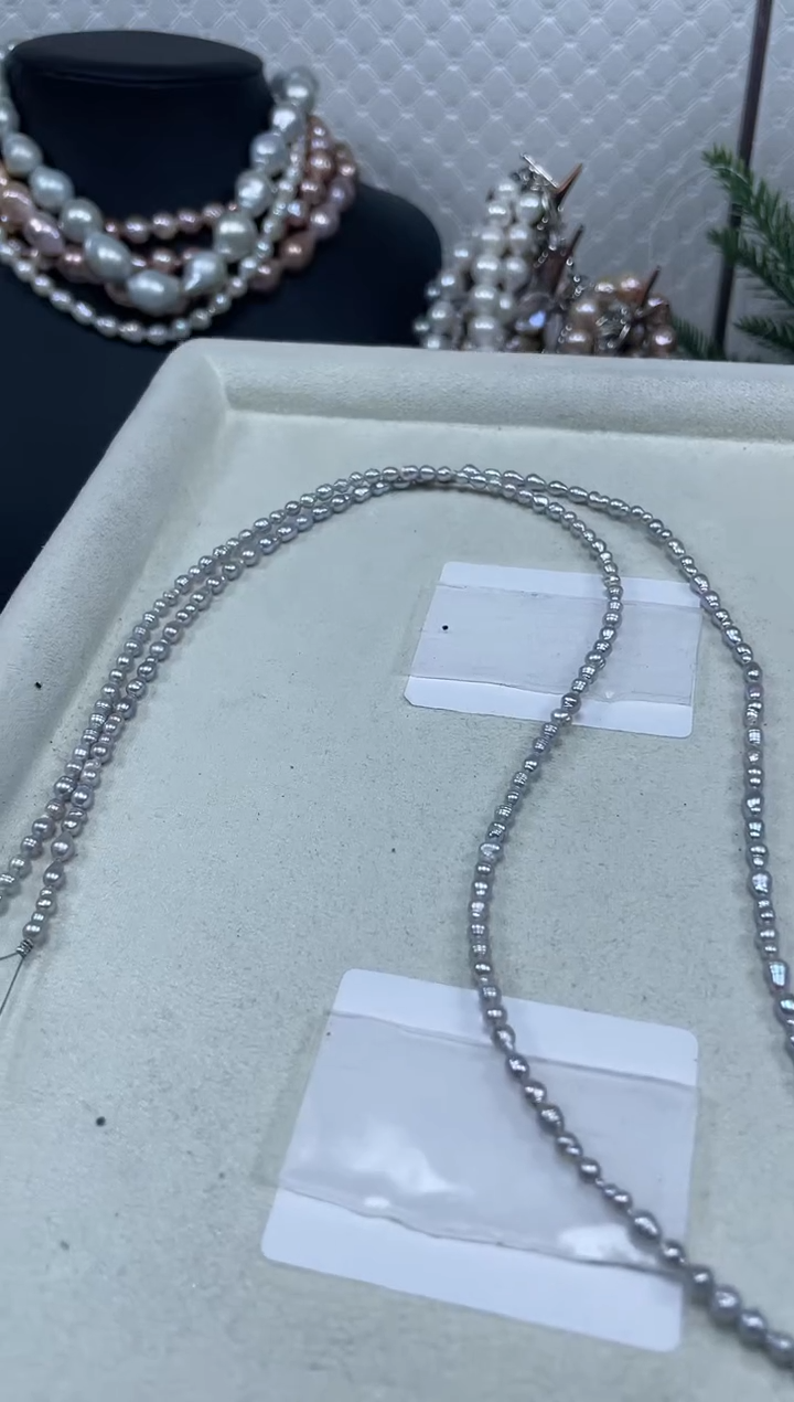 【闪购商品】淡水珍珠项链未镶嵌【纯恬珍珠】（多样性发货发一）