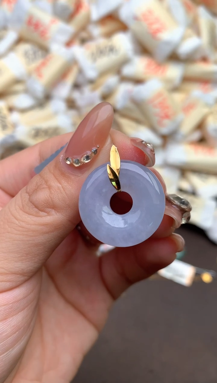 【闪购商品】翡翠颈饰18K金镶嵌  —