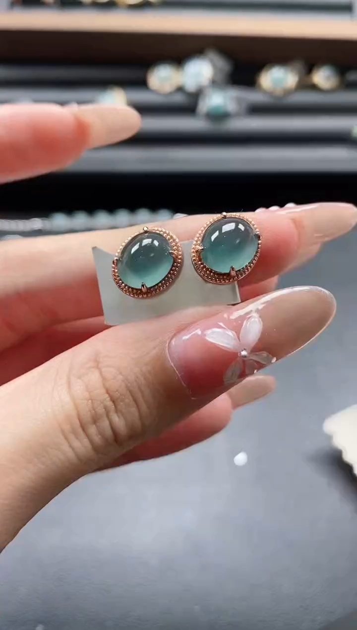 【闪购商品】翡翠戒指银S925镶嵌51151