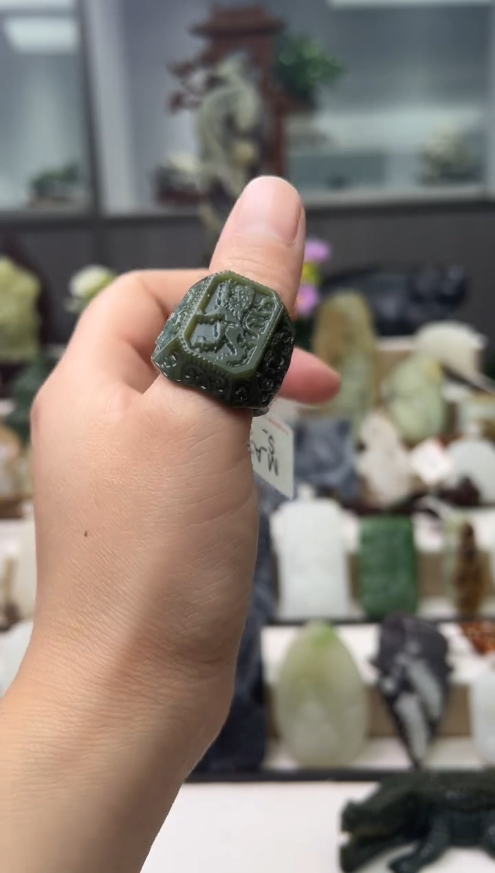 【闪购商品】和田玉把件未镶嵌扳指