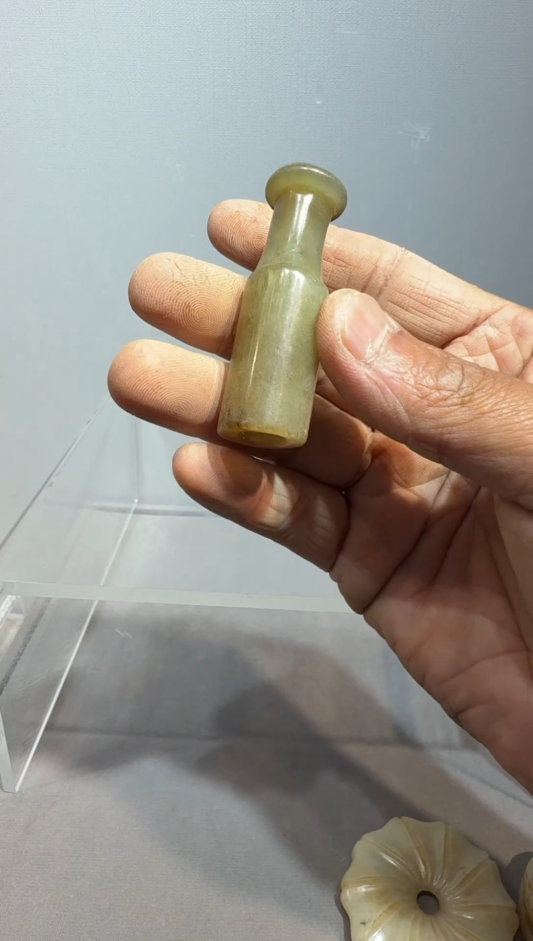 未镶嵌岫岩河磨玉（透闪石质玉）挂件玉器555555