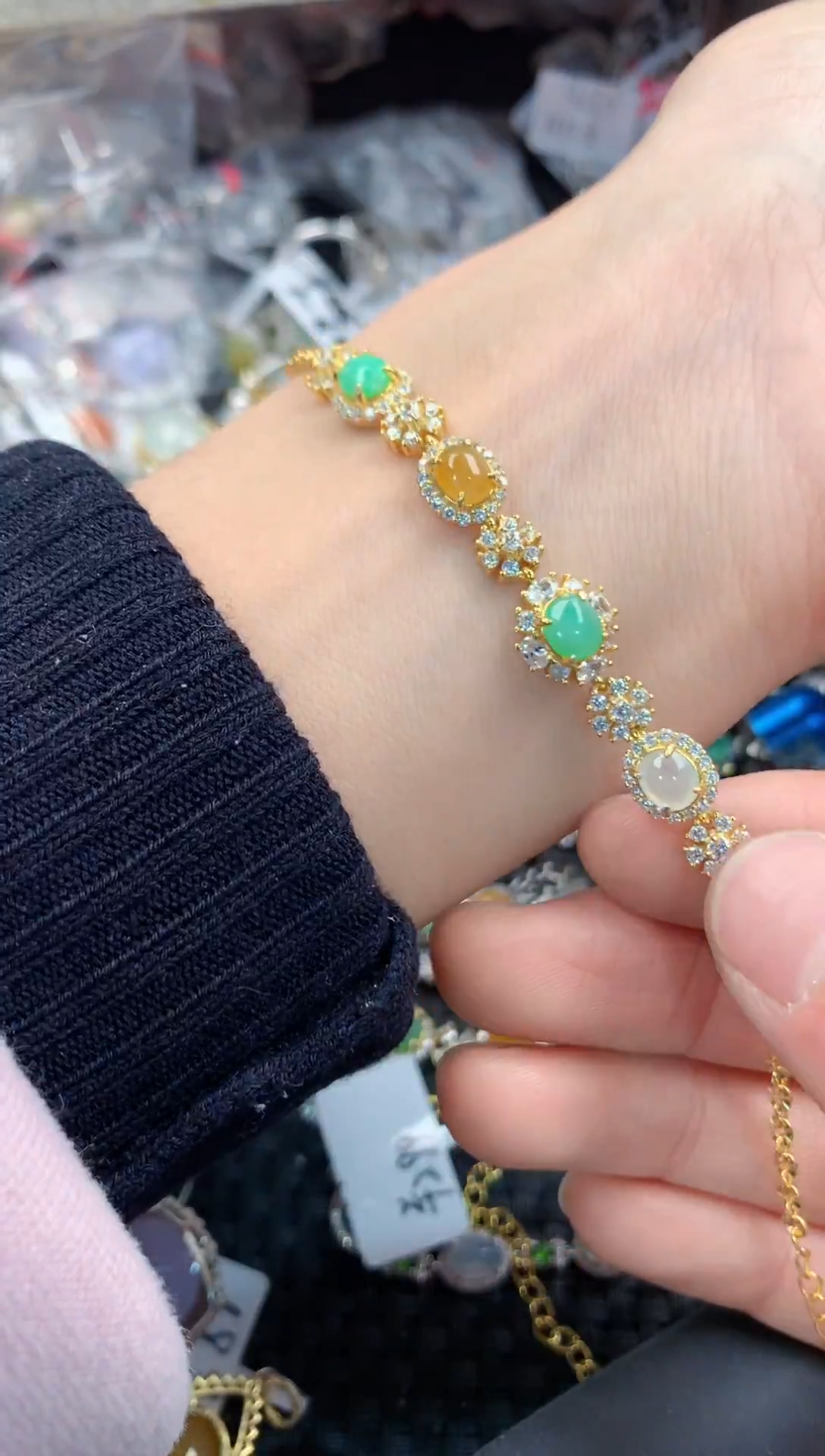 银S925镶嵌戒指翡翠M**o666----5