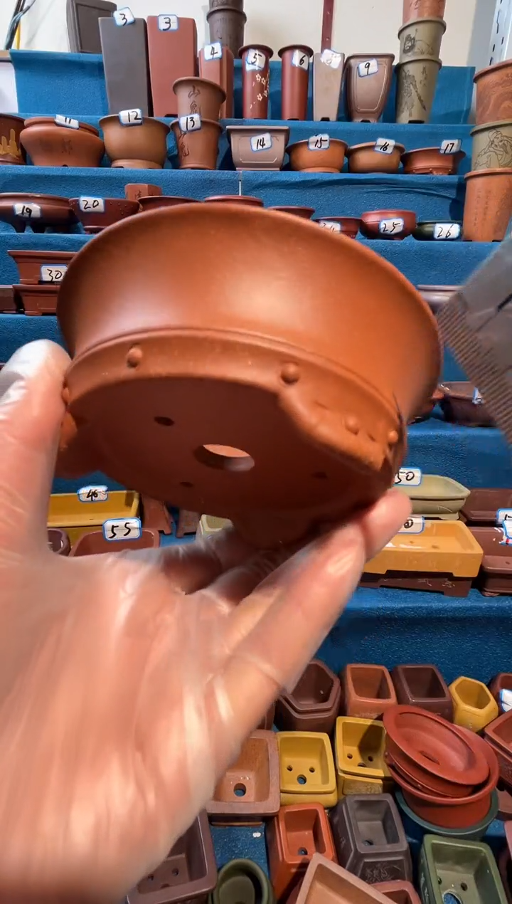 【闪购商品】紫砂紫砂花盆9.5*3