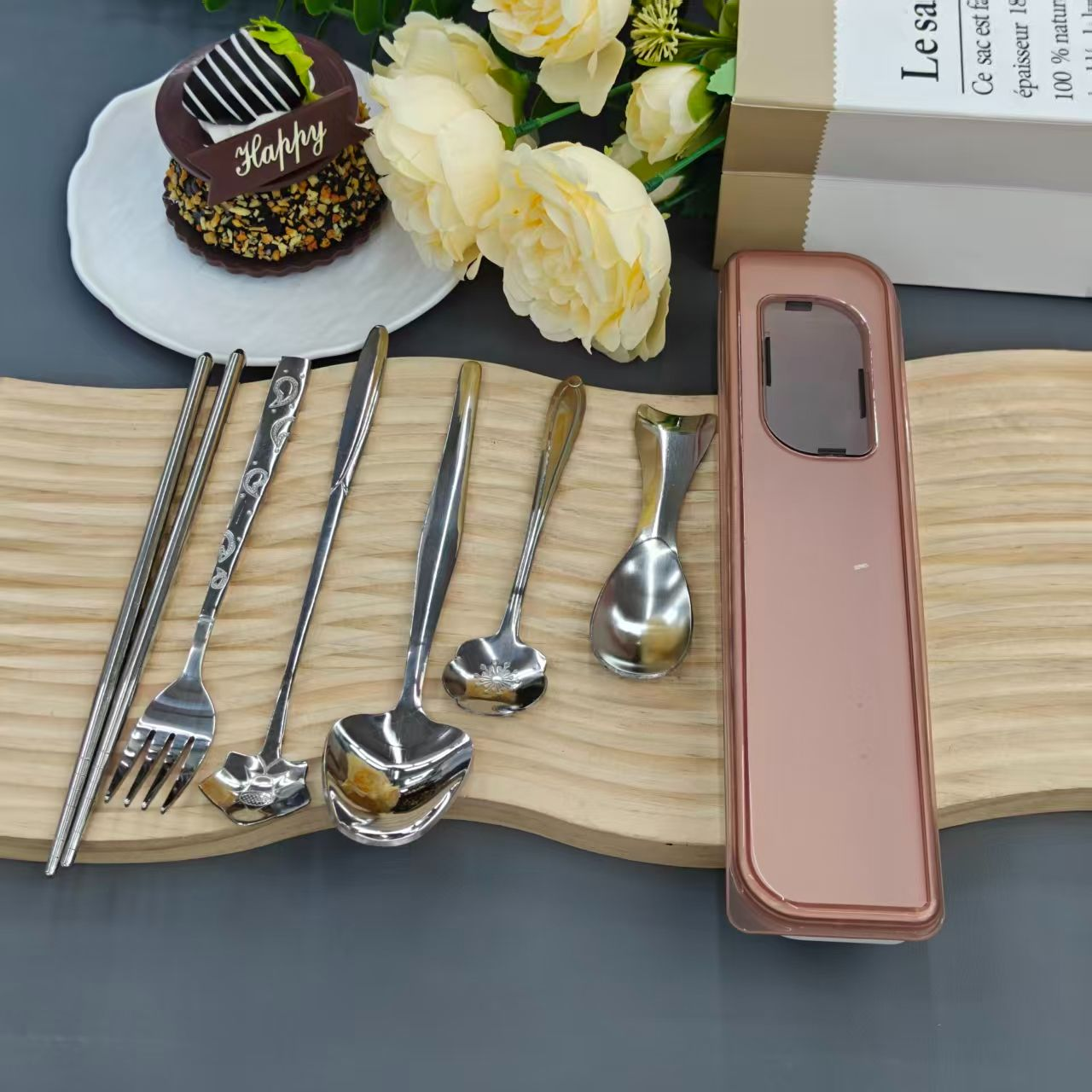 海洋系列勺叉筷6件套【汤姆福利专场】