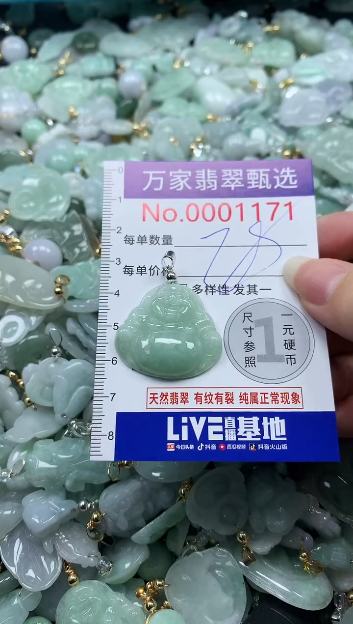 吊坠(不含链)未镶嵌翡翠1171