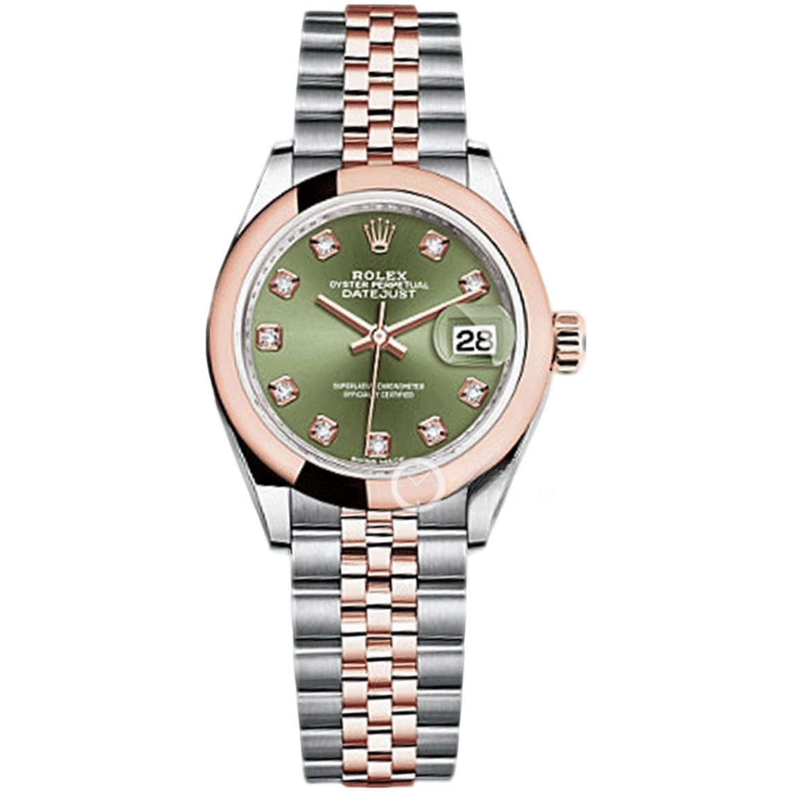 99新 Rolex/劳力士 女装日志型自动机械腕表28盘 279161-0007