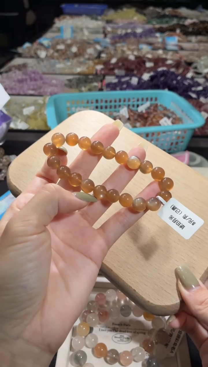 未镶嵌手链长石388号 多样性发一Y  9+