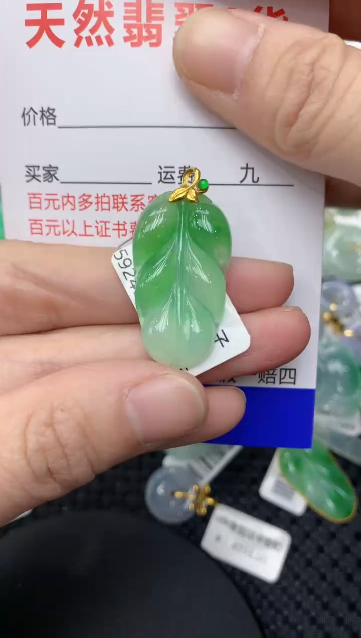 【闪购商品】翡翠颈饰18K金镶嵌111111111111