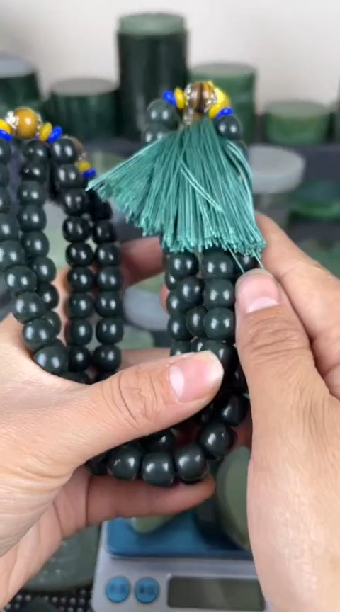 【闪购商品】和田玉珠宝半成品未镶嵌108颗