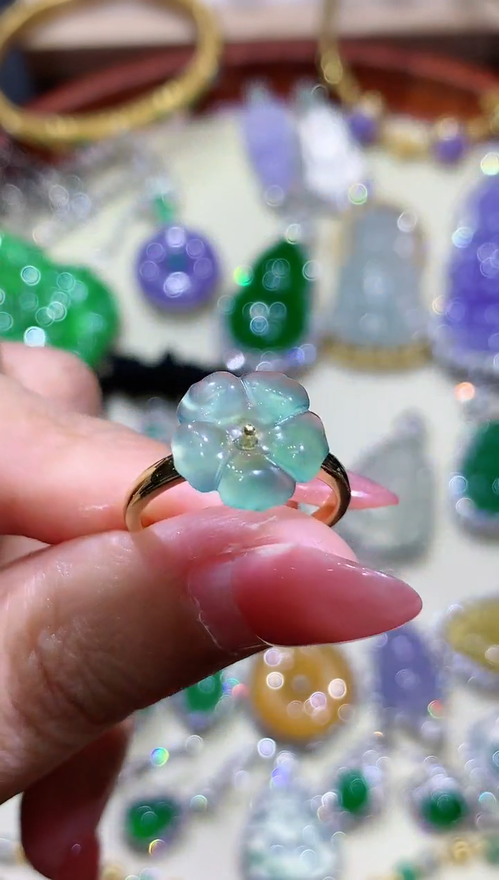 翡翠戒指未镶嵌团购