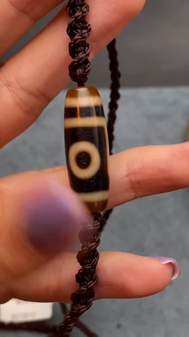 玛瑙/玉髓（覆膜）颈饰未镶嵌地门二眼锁骨链