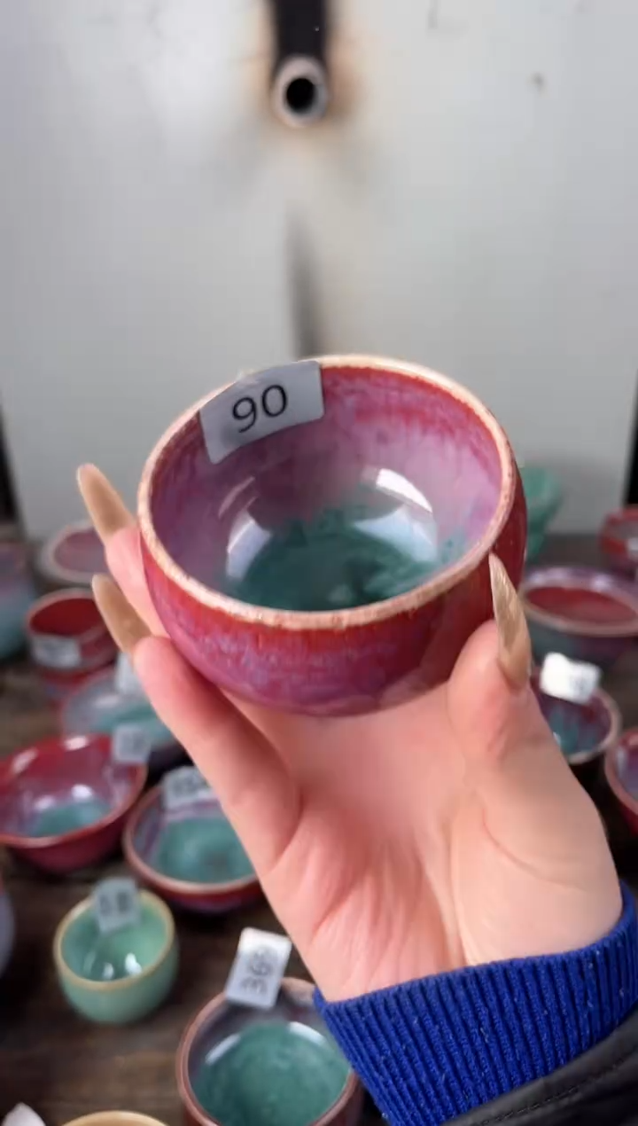 【闪购商品】摆件钧瓷手工茶器窑变