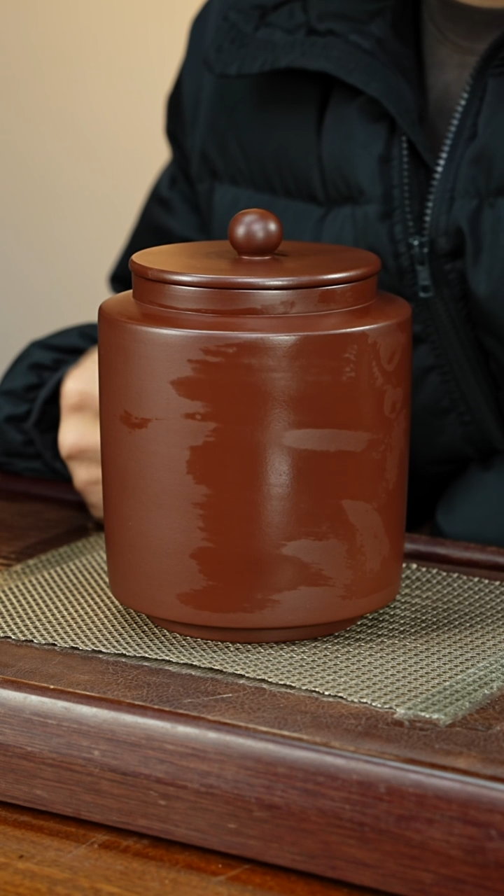 宜兴原矿紫砂茶叶罐