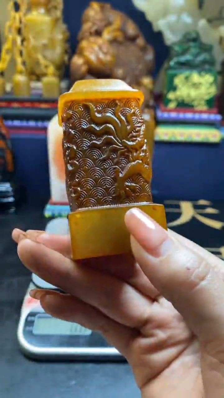 【闪购商品】寿山石印石田黄盘龙章