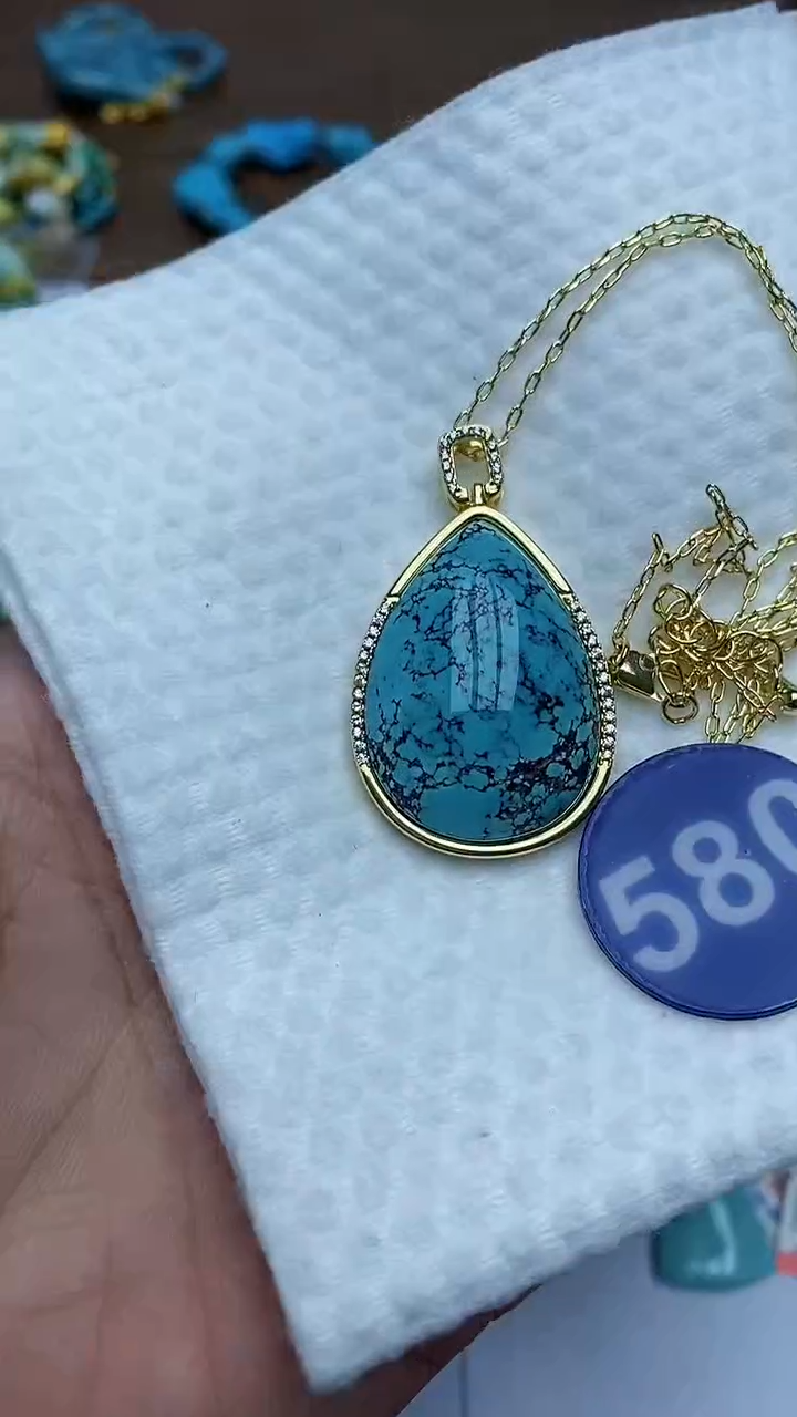 【闪购商品】绿松石项链合金580项链