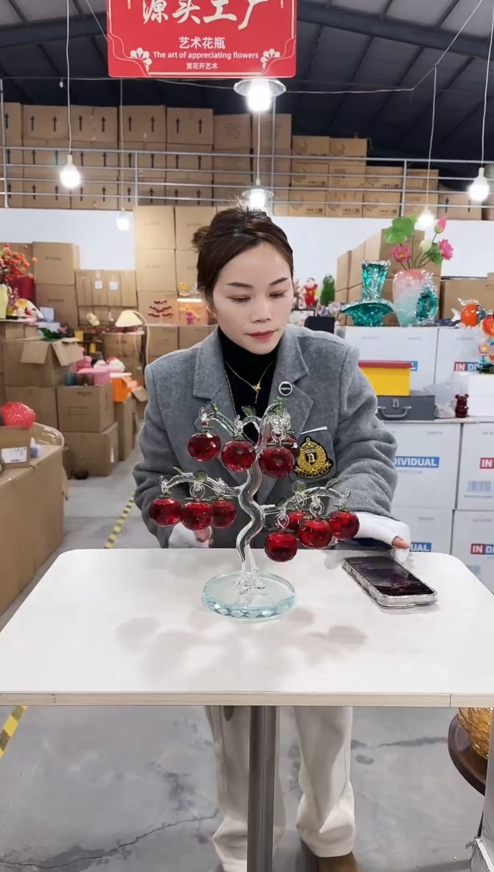 【闪购商品】无铅玻璃悠悠B-花器-早53