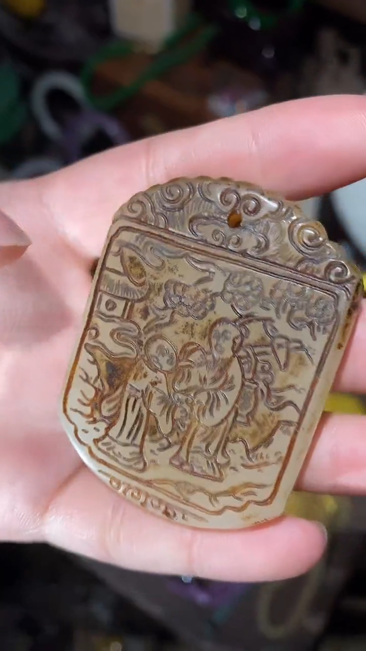 和田玉未镶嵌颈饰永玉阁精品专属摆件