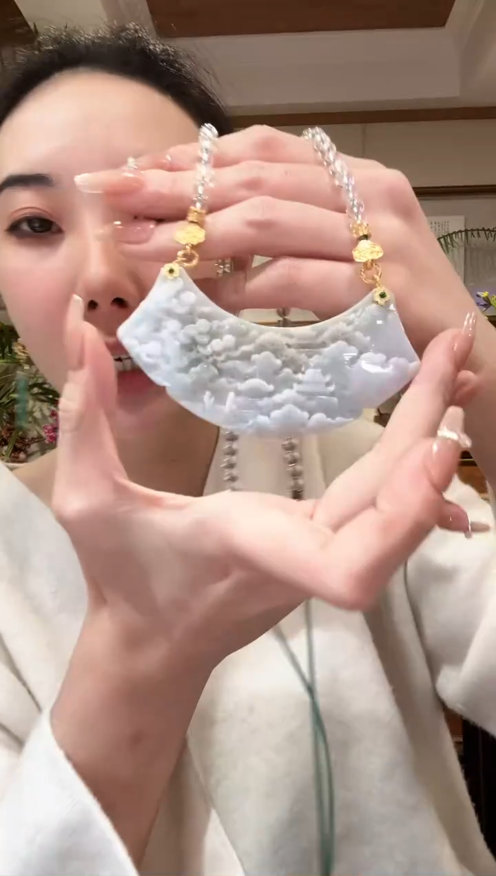 【闪购商品】翡翠颈饰未镶嵌国风