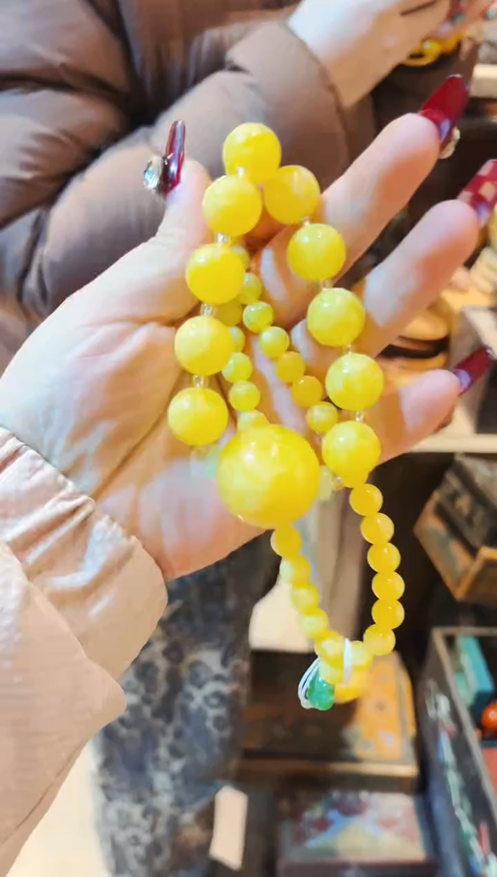 【闪购商品】蜜蜡颈饰未镶嵌七妹专属精品专属链A45631