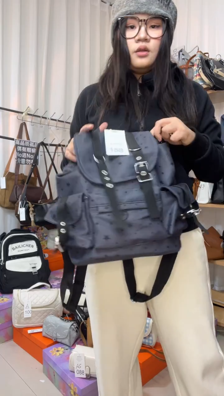 PU小蓝孤品包包（默认微瑕）158