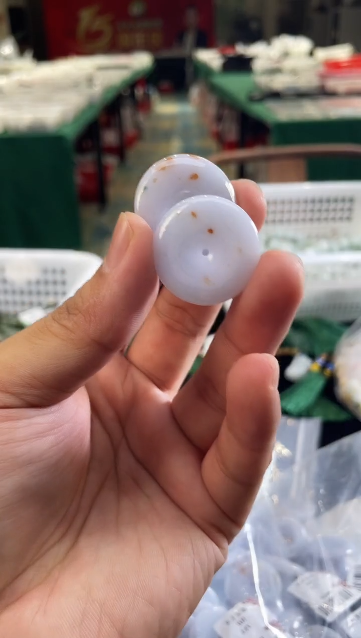 【闪购商品】翡翠颈饰未镶嵌平安扣（多样性发一）