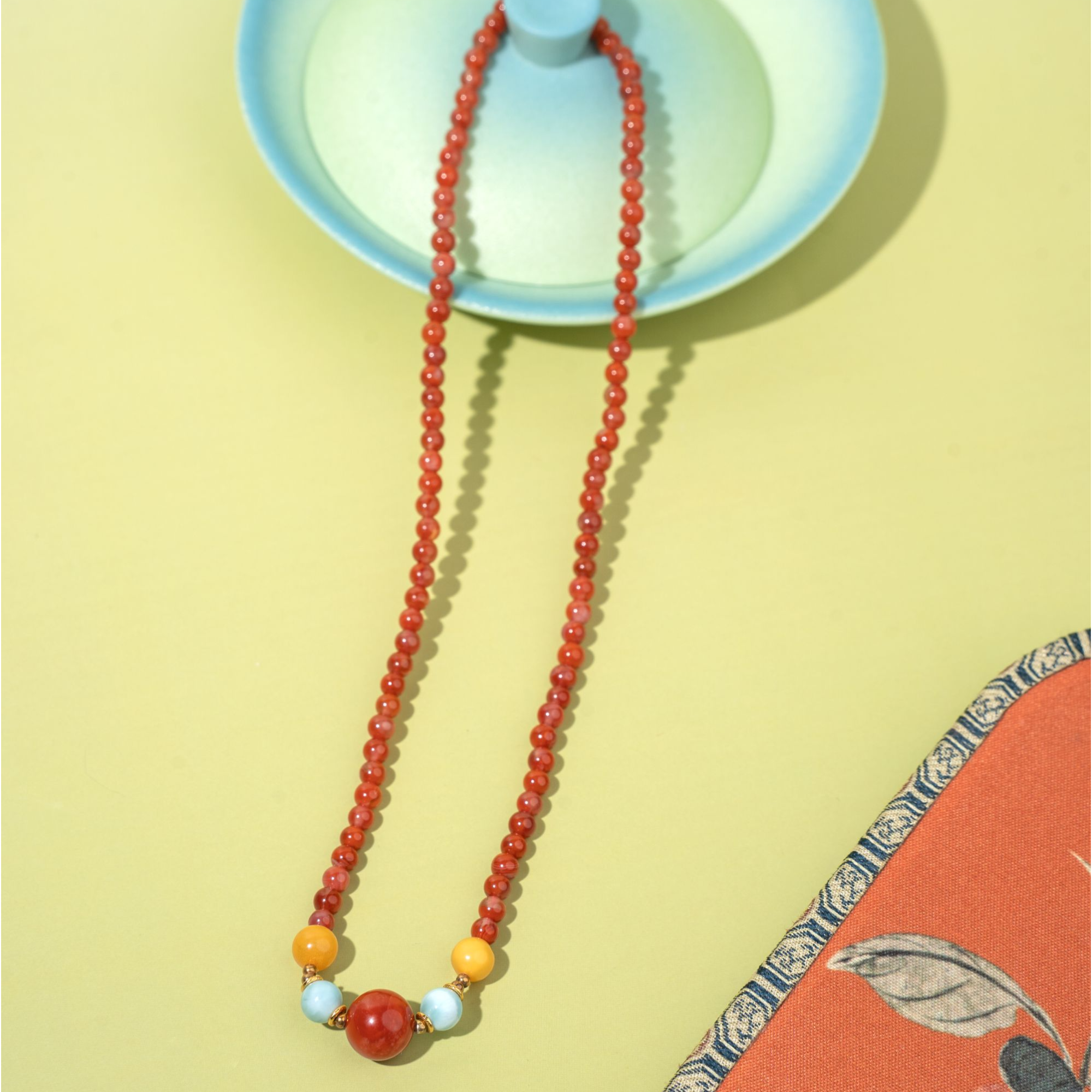 珠如碧华南红项链【河南卫视专属】