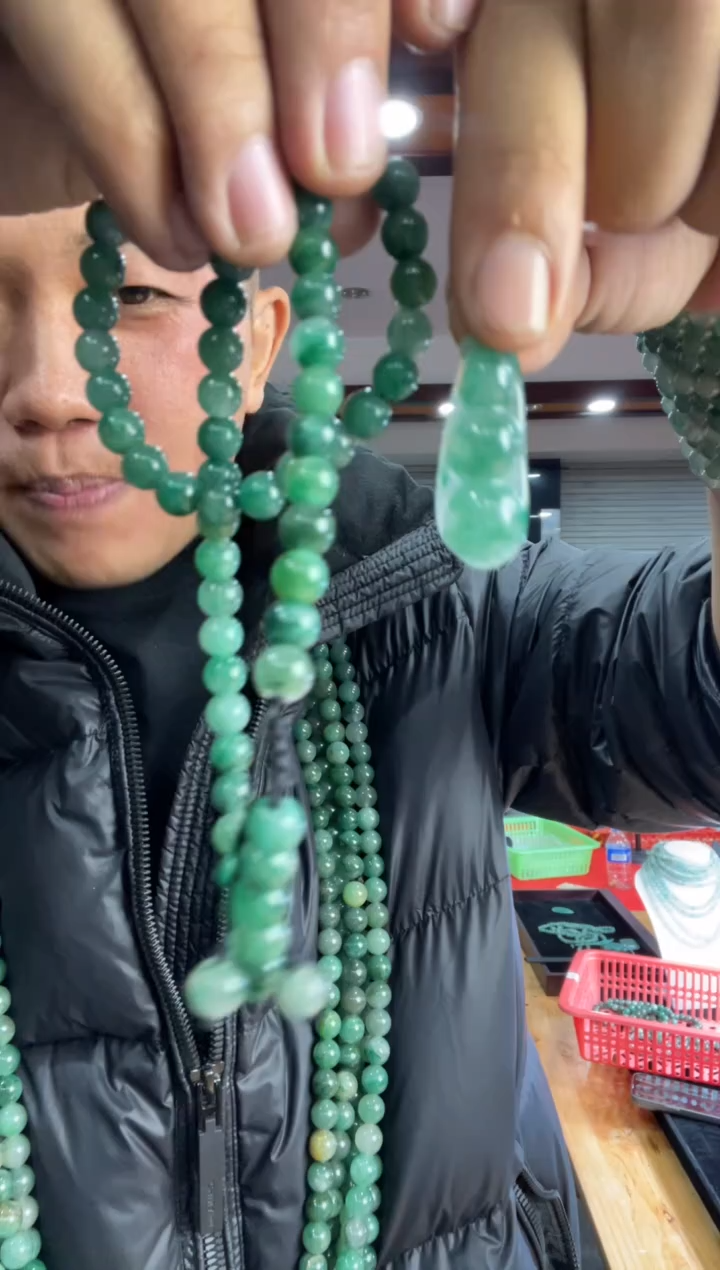 【闪购商品】石英质玉项链未镶嵌珠链