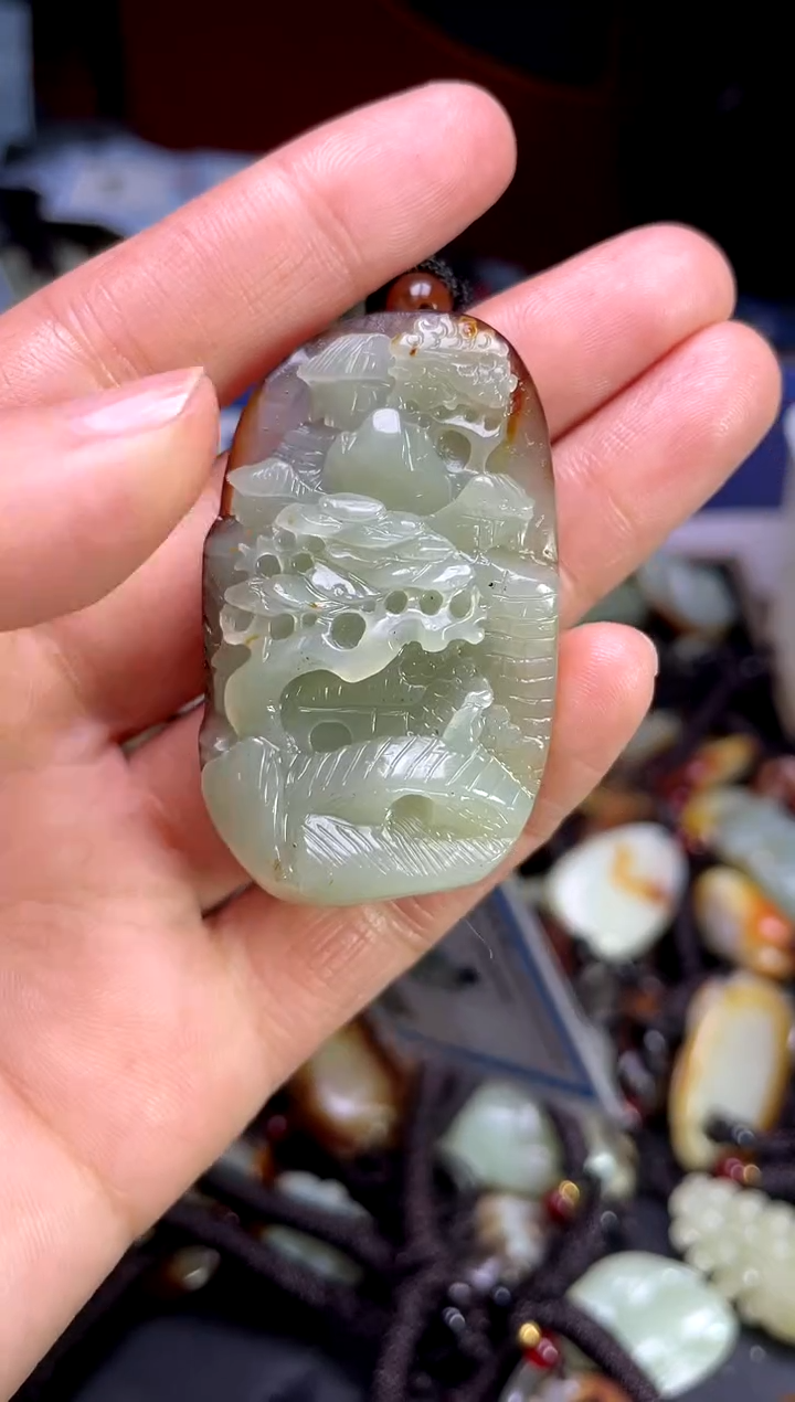 【闪购商品】和田玉颈饰未镶嵌12