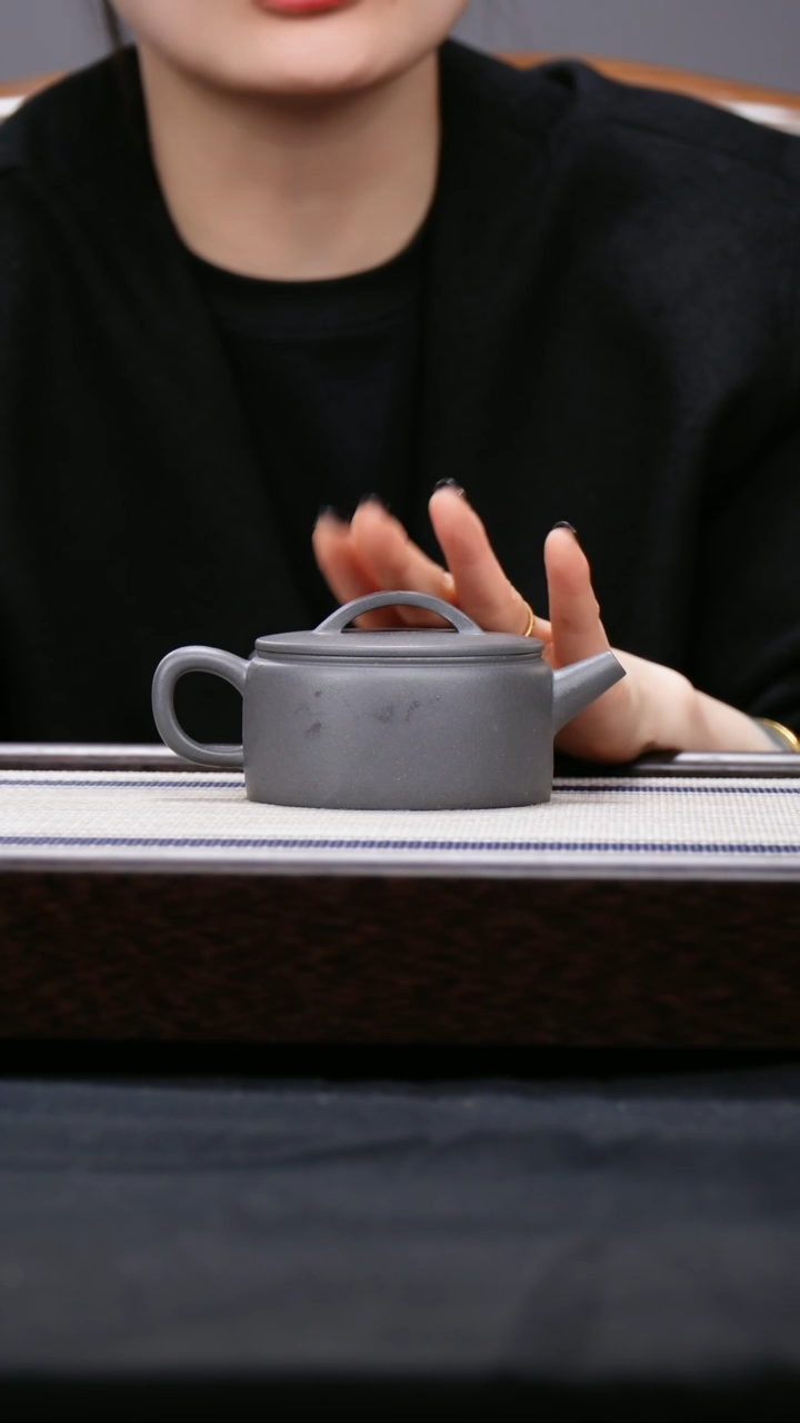 【闪购商品】紫砂茶壶天青泥 汉瓦壶 郑 