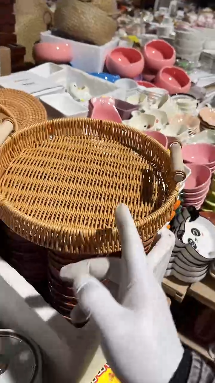 陶瓷大号篮子微瑕 凑满20元包邮