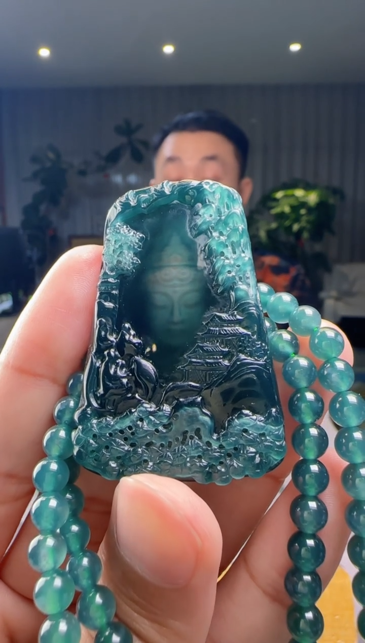 翡翠未镶嵌吊坠(赠链)多样性发其一XM@@WS50806103