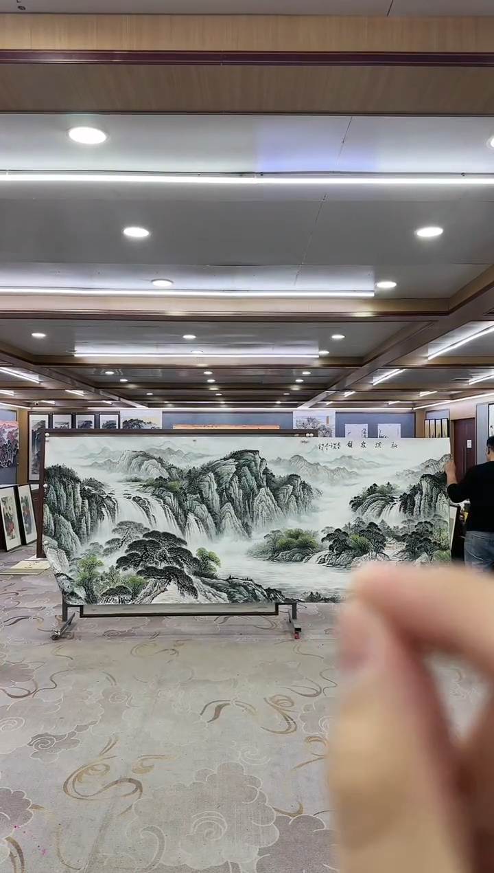 绘画一-邵明义-小丈二-山水国画