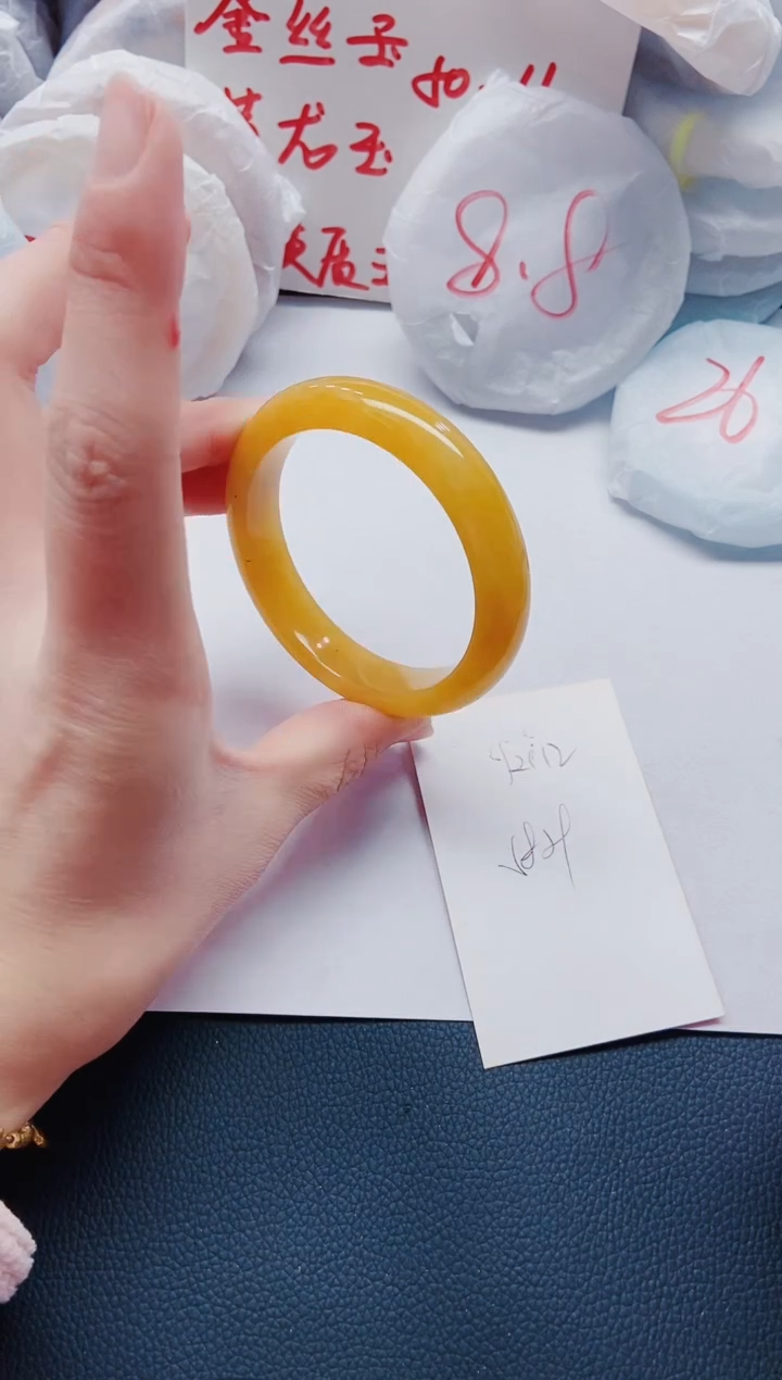 【闪购商品】石英质玉手镯未镶嵌K112-58-59