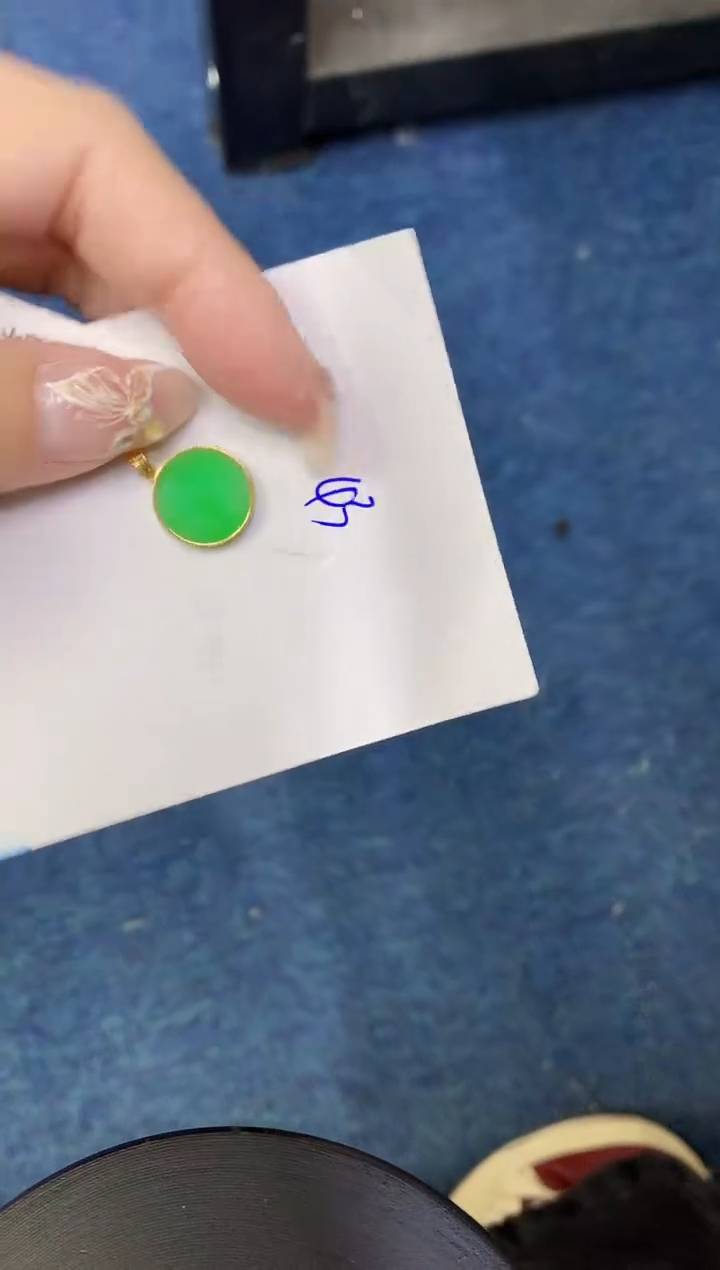 【闪购商品】翡翠颈饰18K金镶嵌000000000000