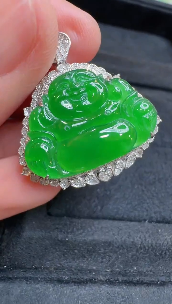 【闪购商品】翡翠吊坠(不含链)18K金镶嵌多样性团购发一件