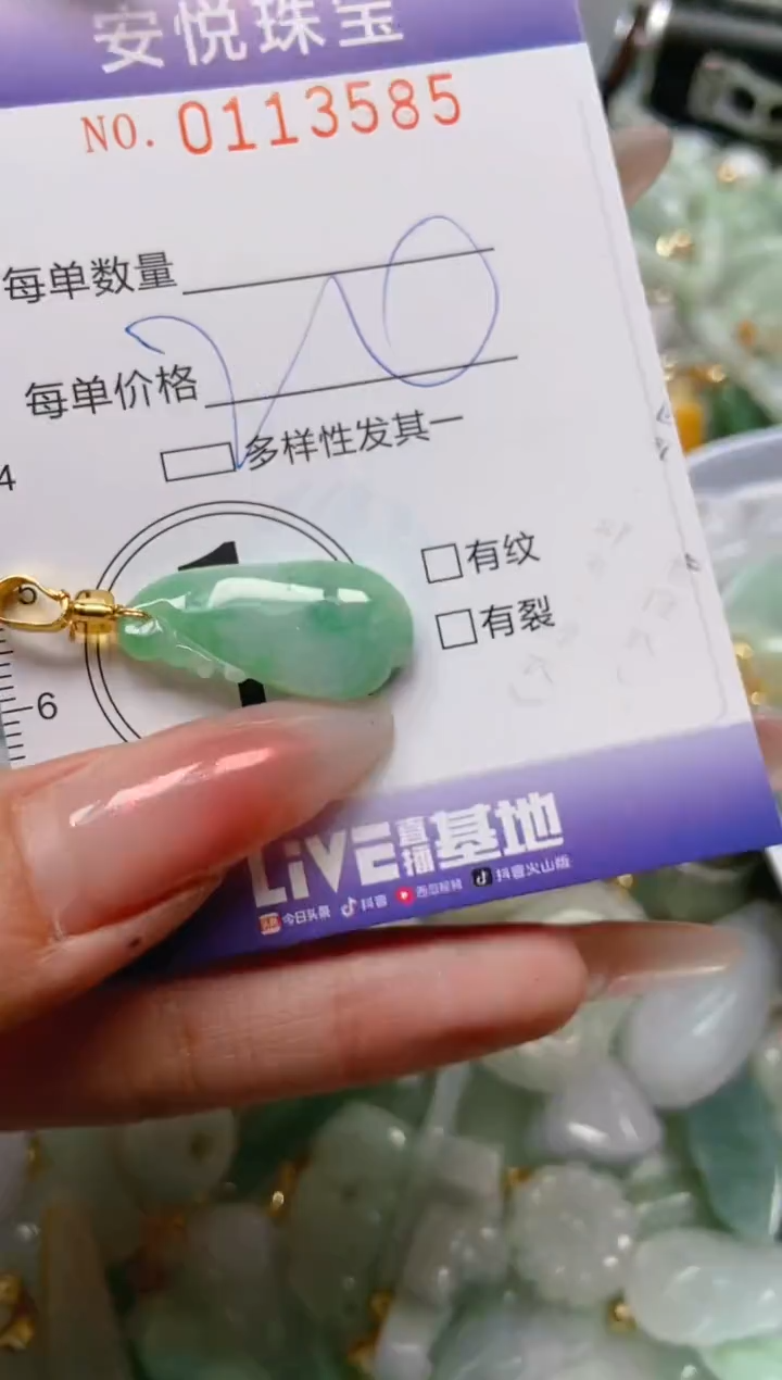 【闪购商品】翡翠颈饰未镶嵌闪购0113585