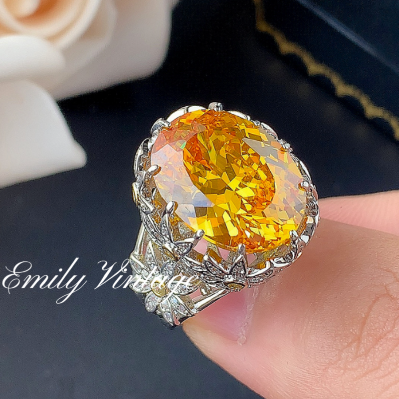 铜合金琉璃戒指 【3378】Emily Vintage珍藏款