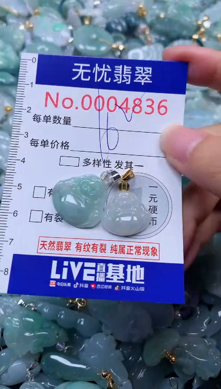 颈饰未镶嵌翡翠4836