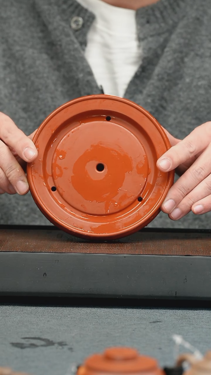 【闪购商品】盘五堂 龟仙人-6寸茶盘