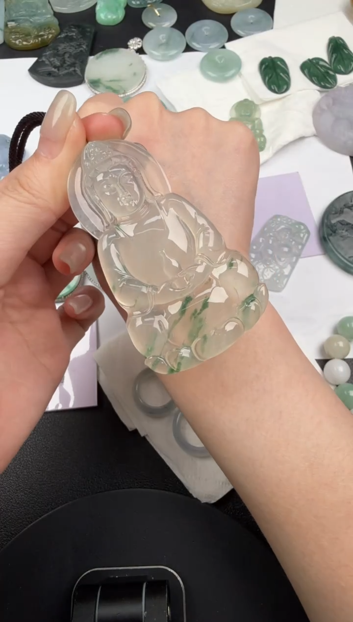 吊坠(不含链)未镶嵌翡翠翡翠饰品-194