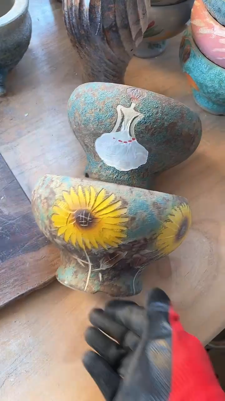 【闪购商品】摆件13-274口14高11  二个