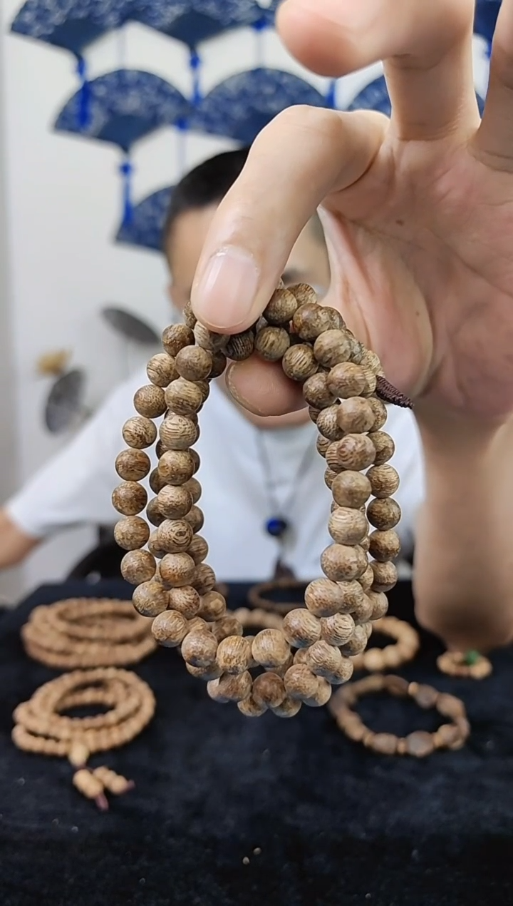 【闪购商品】沉香手串海南天然虫漏沉香07x108多圈