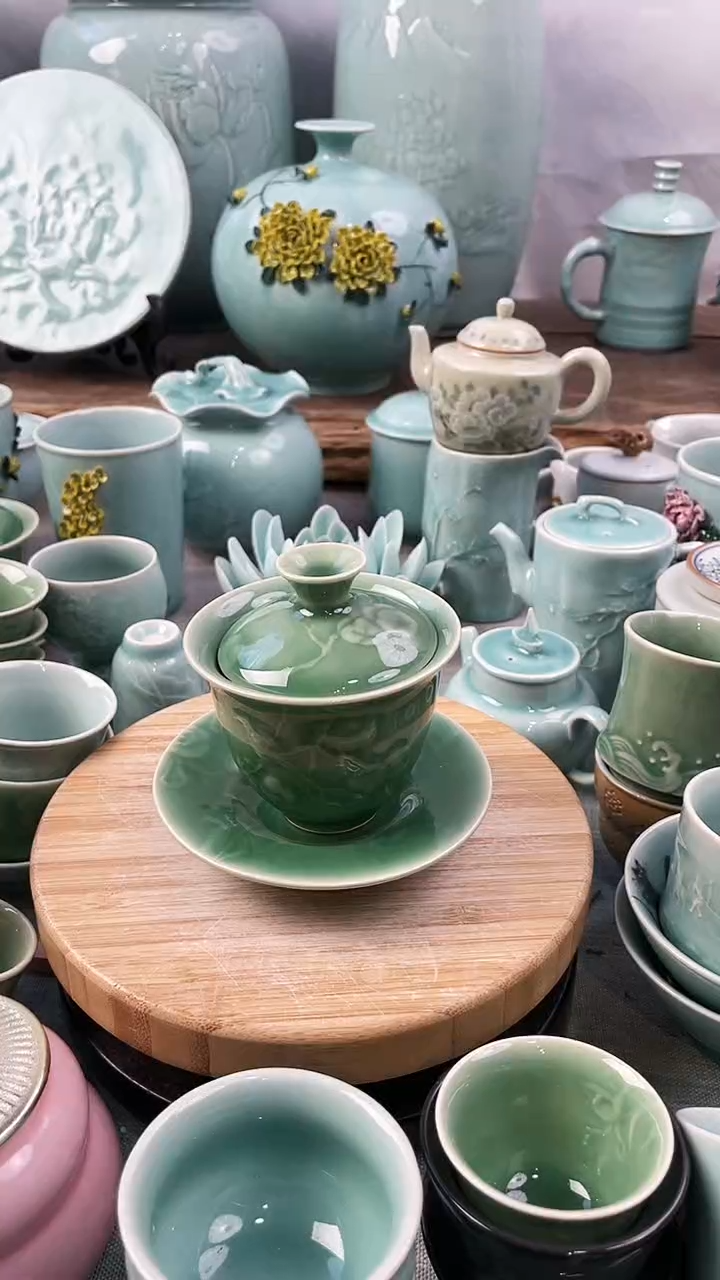 【闪购商品】盖碗 福利款 慧仙青瓷 瓷器