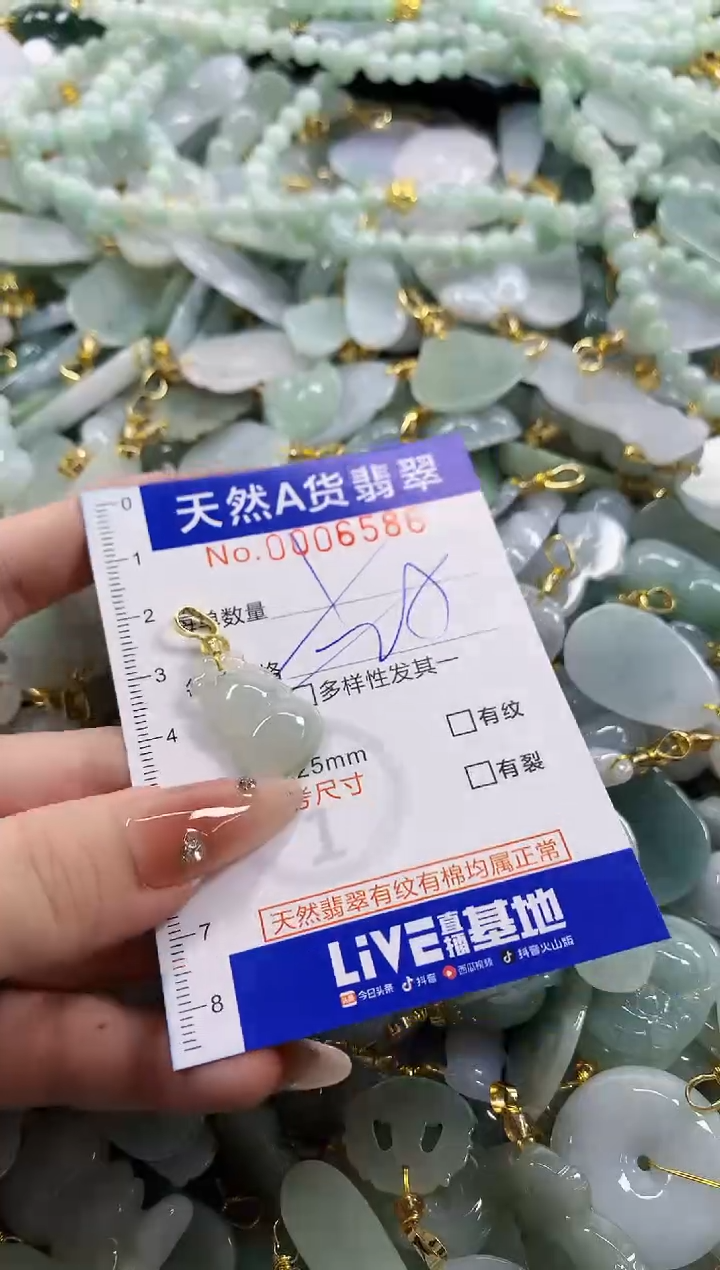 颈饰未镶嵌翡翠天然A货翡翠