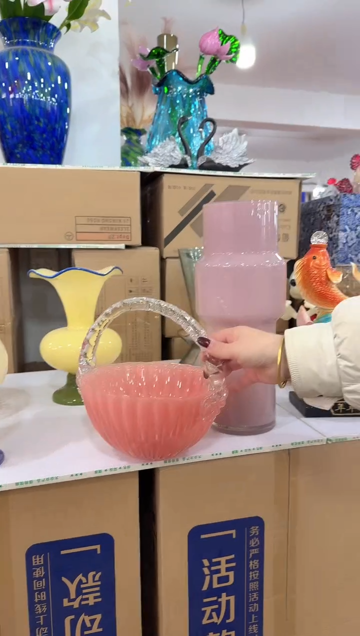 【闪购商品】无铅玻璃洛芙花器-m-早12